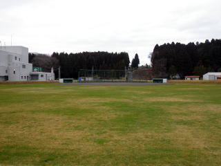 町営野球場の外観